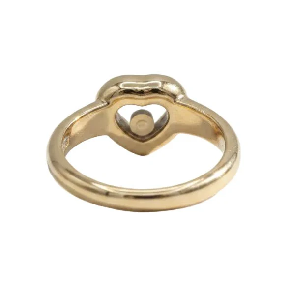 CHOPARD Happy Diamond Heart Ring in Yellow gold and diamonds - Image 9