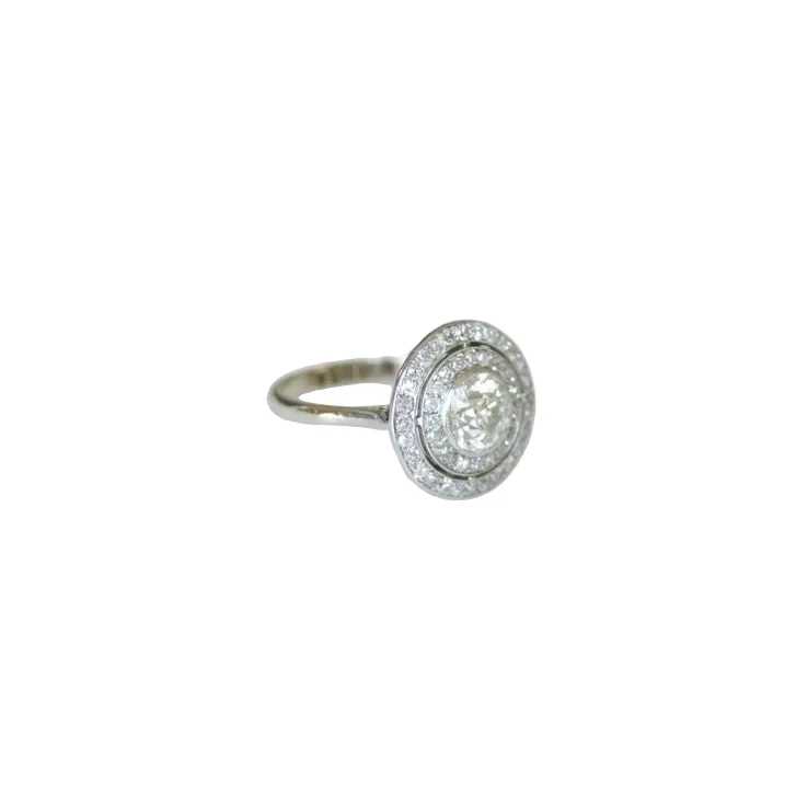 Ring Surroundings in white gold, paltinium and diamonds - Image 5