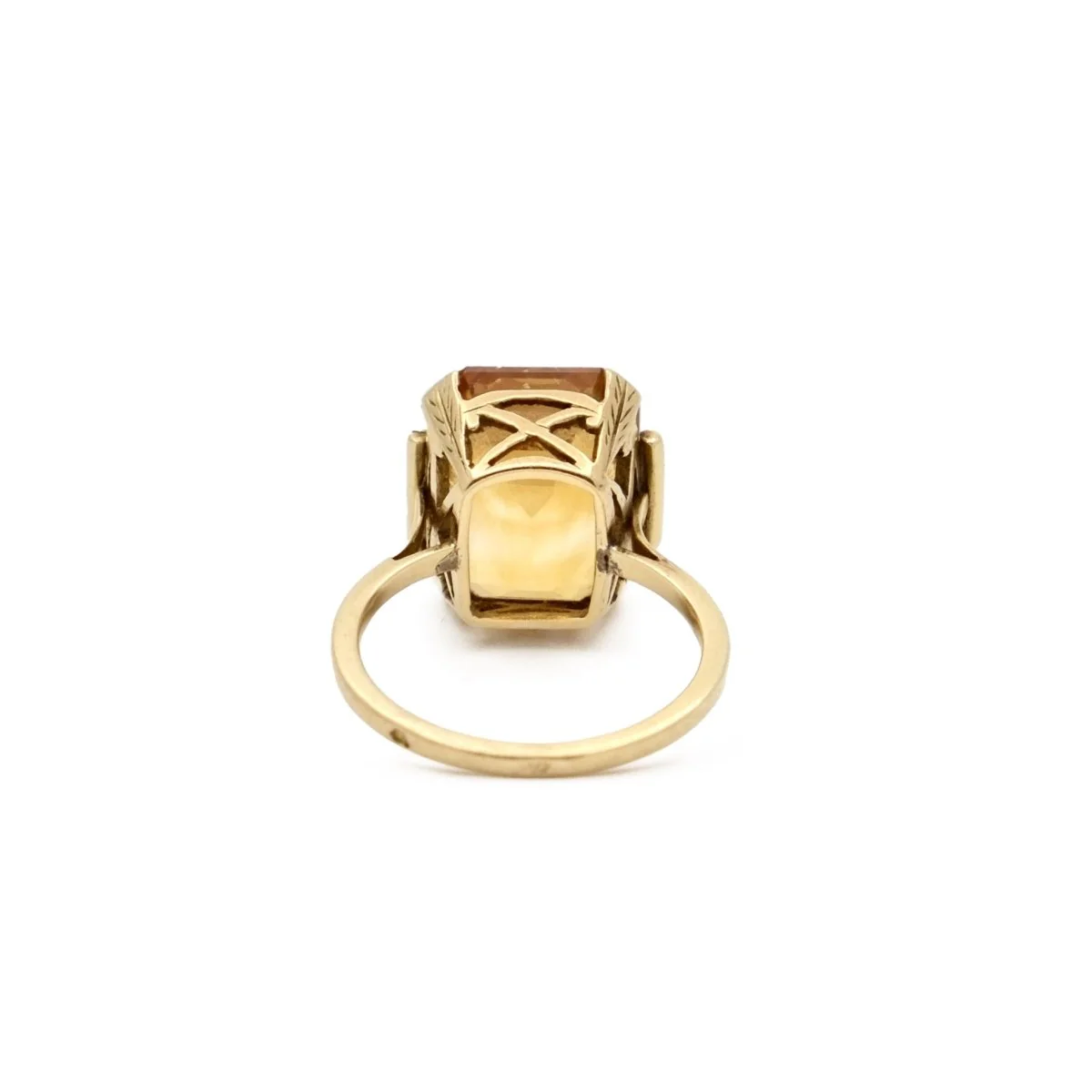 Ring at yellow gold and citrine - Image 5
