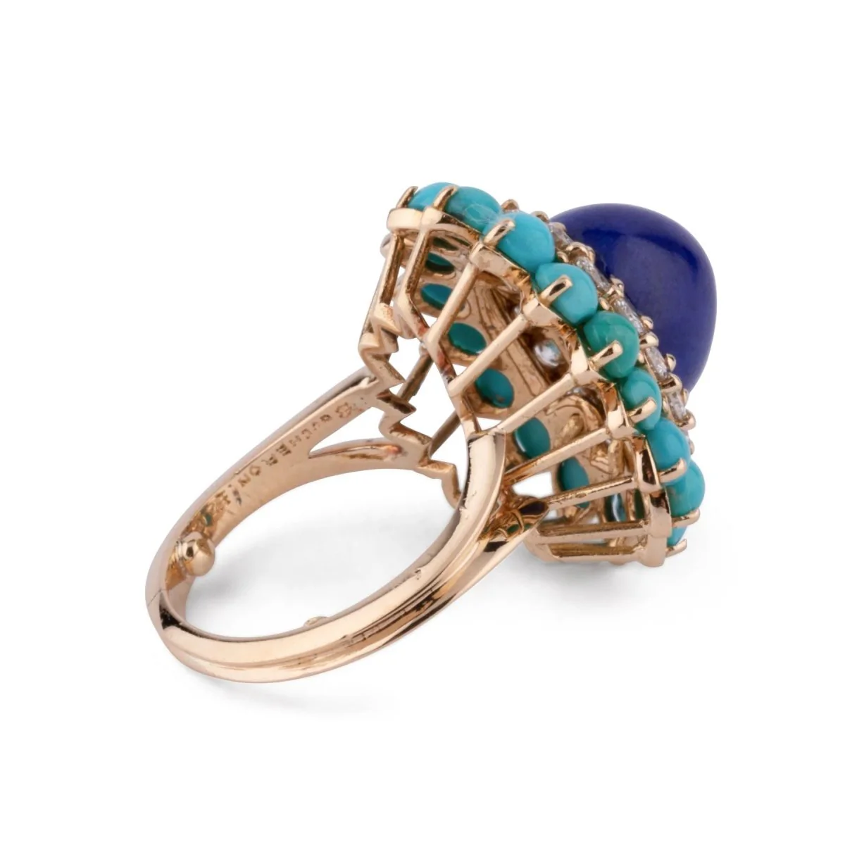 Yellow gold cocktail ring from Boucheron - Image 4