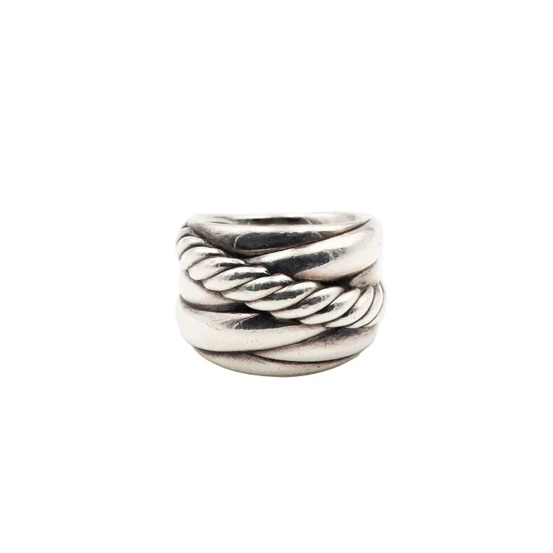Ring DAVID YURMAN "Crossover" in silver