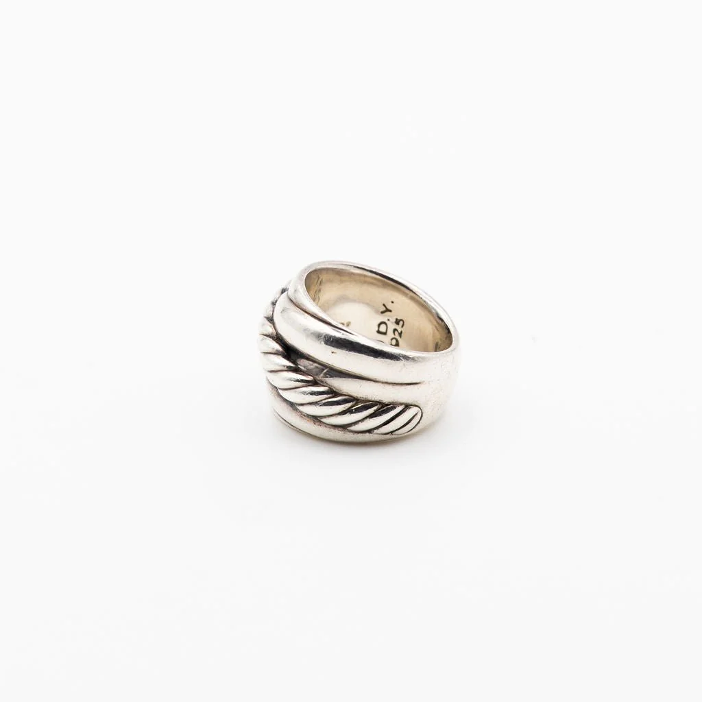 Ring DAVID YURMAN "Crossover" in silver - Image 5