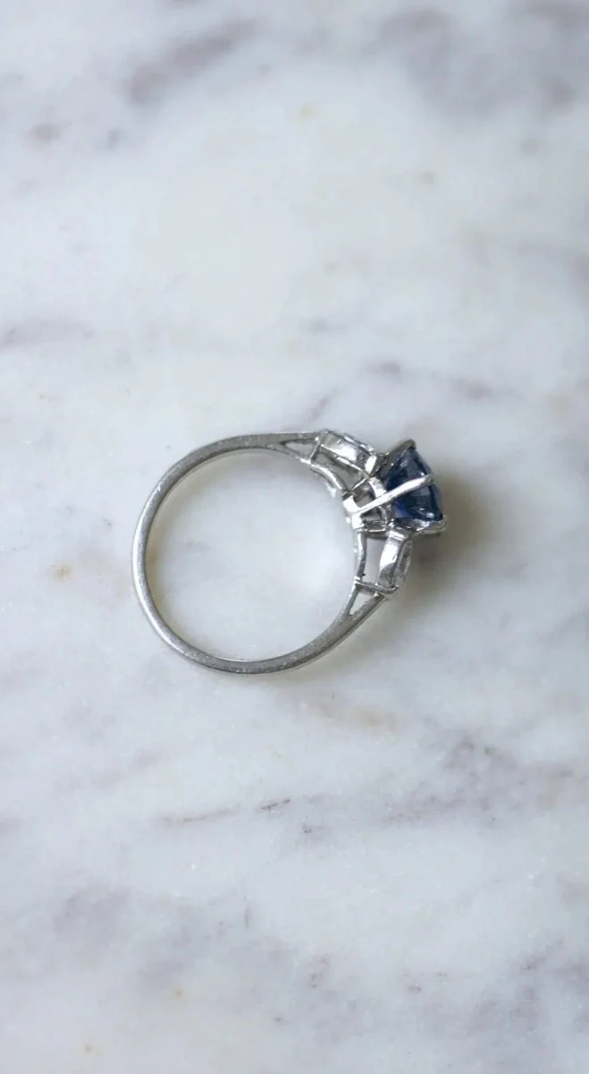 Mellerio known as Meller ring, sapphire and diamonds - Image 10