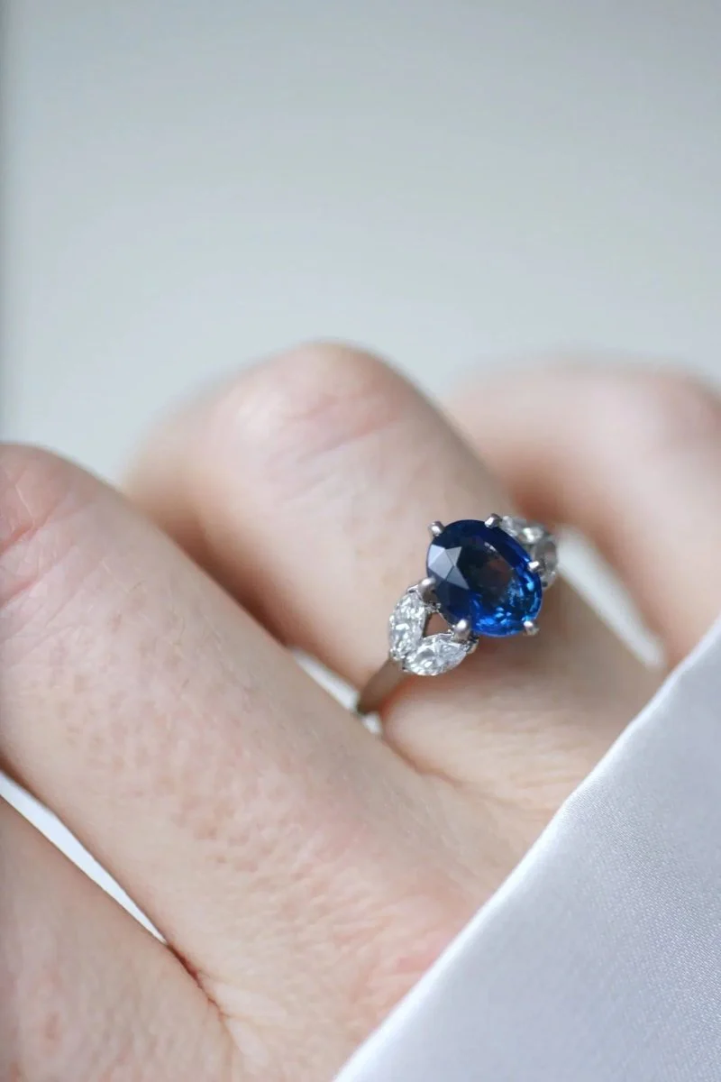 Mellerio known as Meller ring, sapphire and diamonds - Image 2