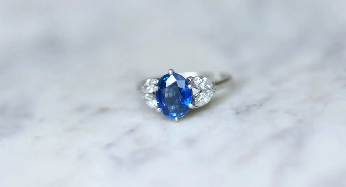 Mellerio known as Meller ring, sapphire and diamonds - Image 3