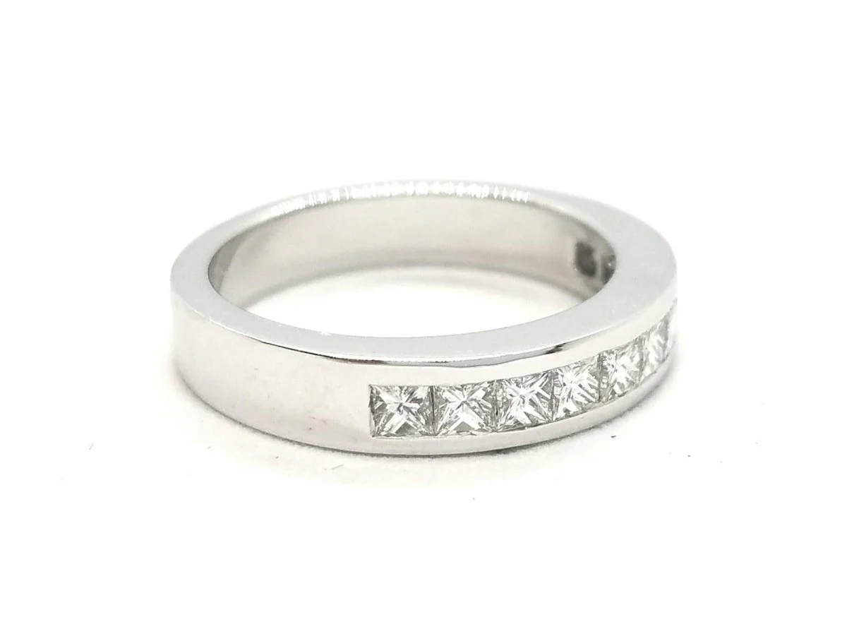 Half alliance ring White gold Diamond - Image 10