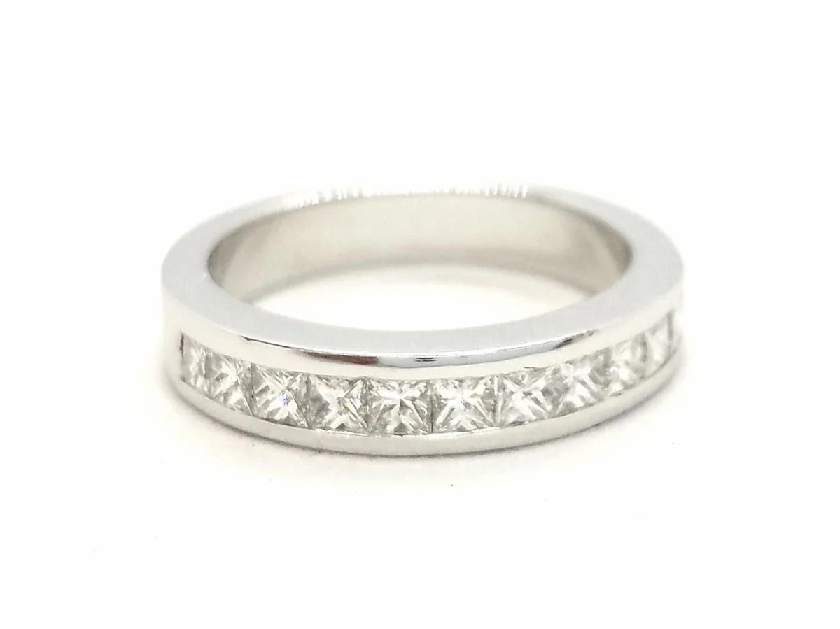 Half alliance ring White gold Diamond - Image 11