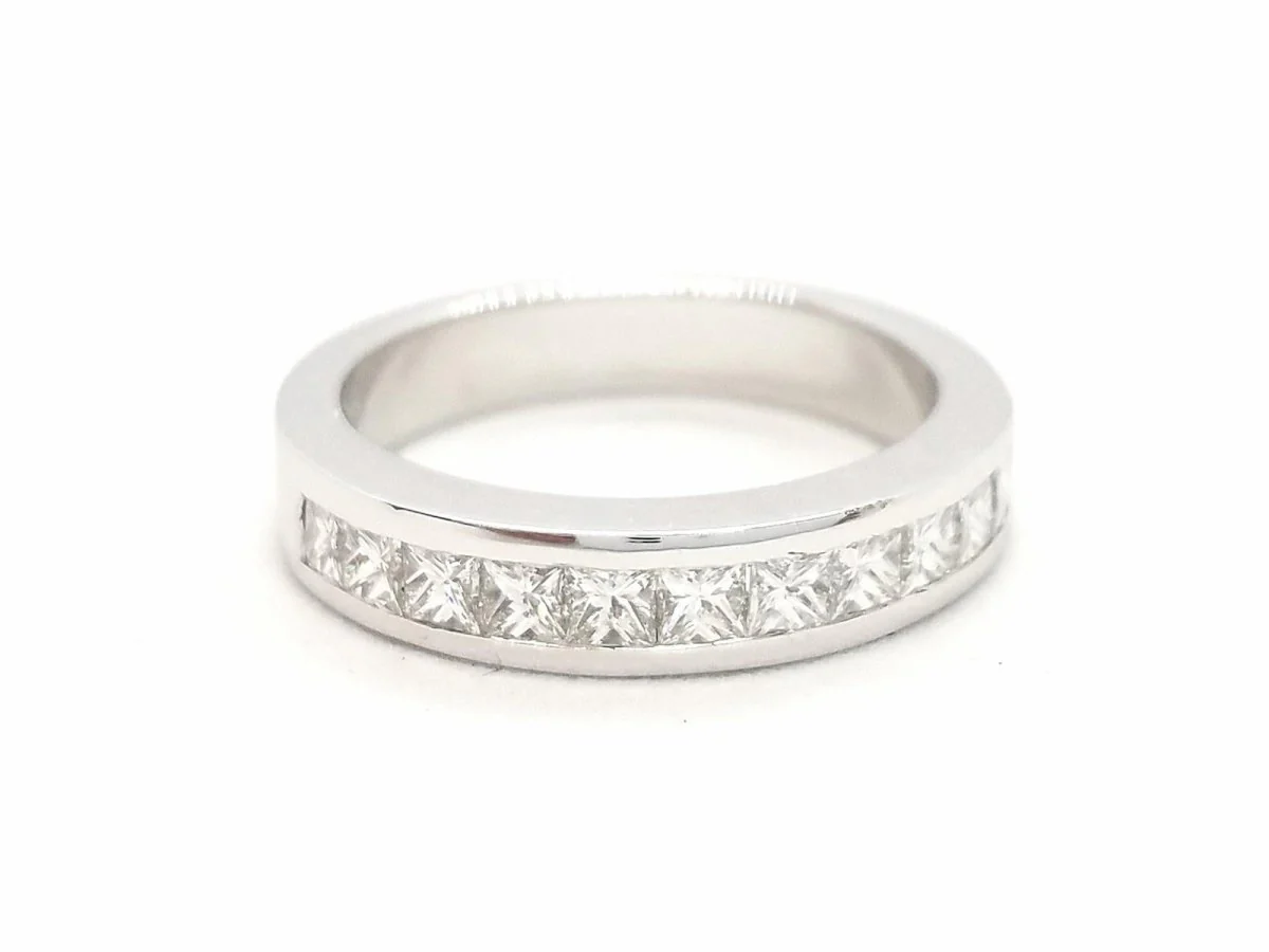 Half alliance ring White gold Diamond - Image 13