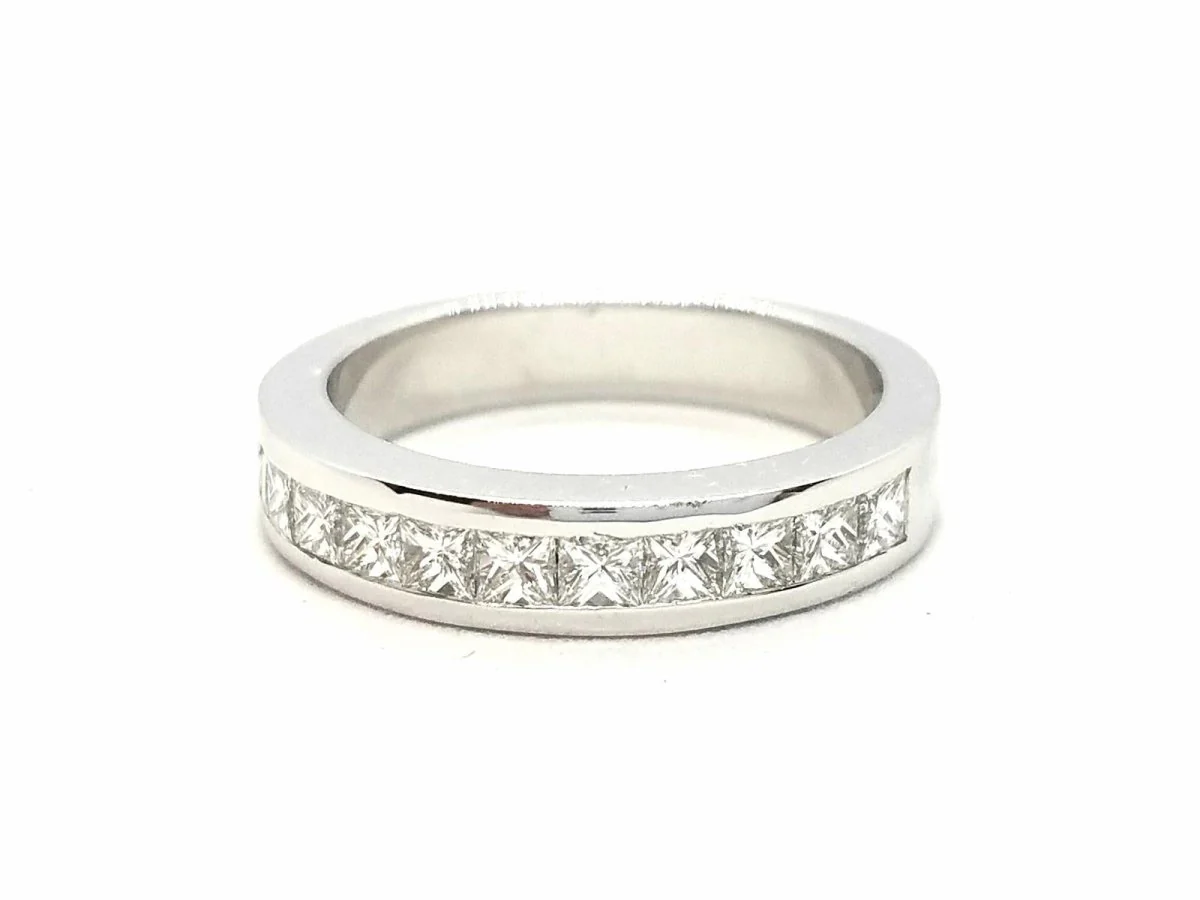 Half alliance ring White gold Diamond - Image 3