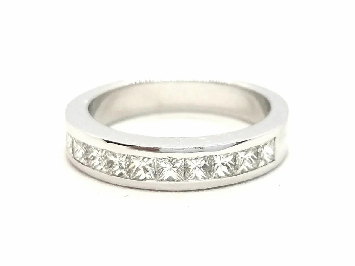 Half alliance ring White gold Diamond - Image 4