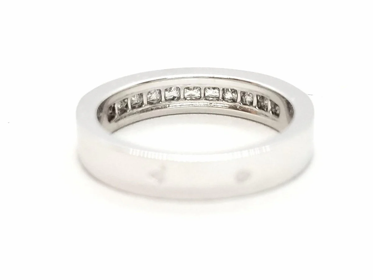 Half alliance ring White gold Diamond - Image 7