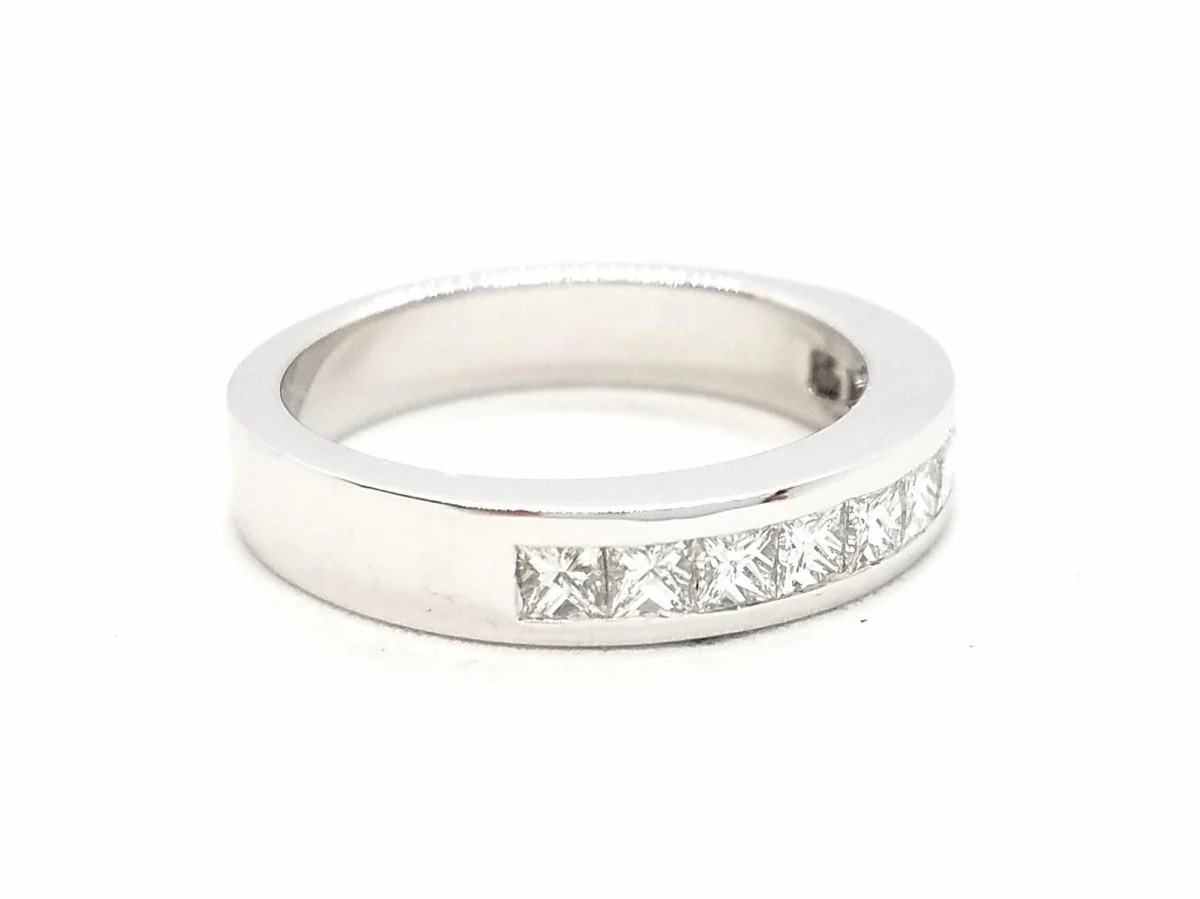 Half alliance ring White gold Diamond - Image 9