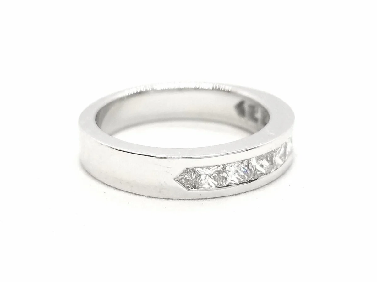 Half alliance ring White gold Diamond - Image 10