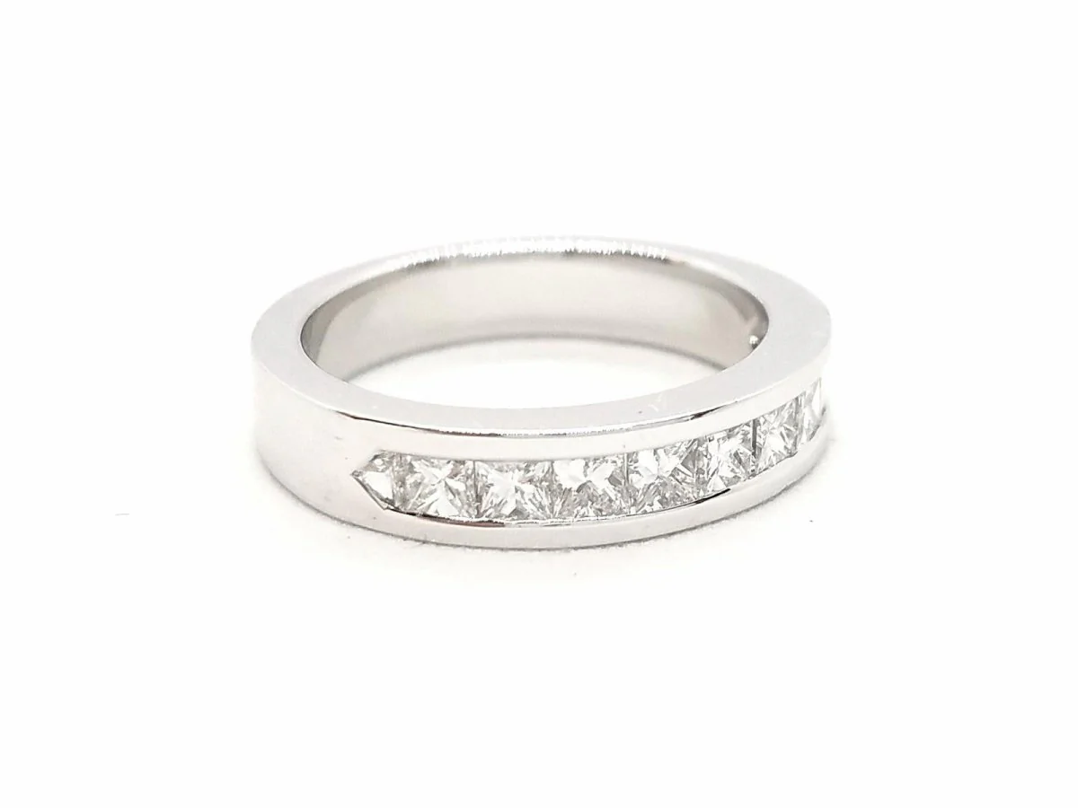Half alliance ring White gold Diamond - Image 12