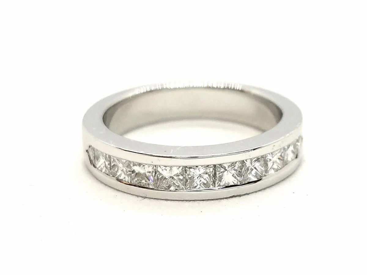 Half alliance ring White gold Diamond - Image 13