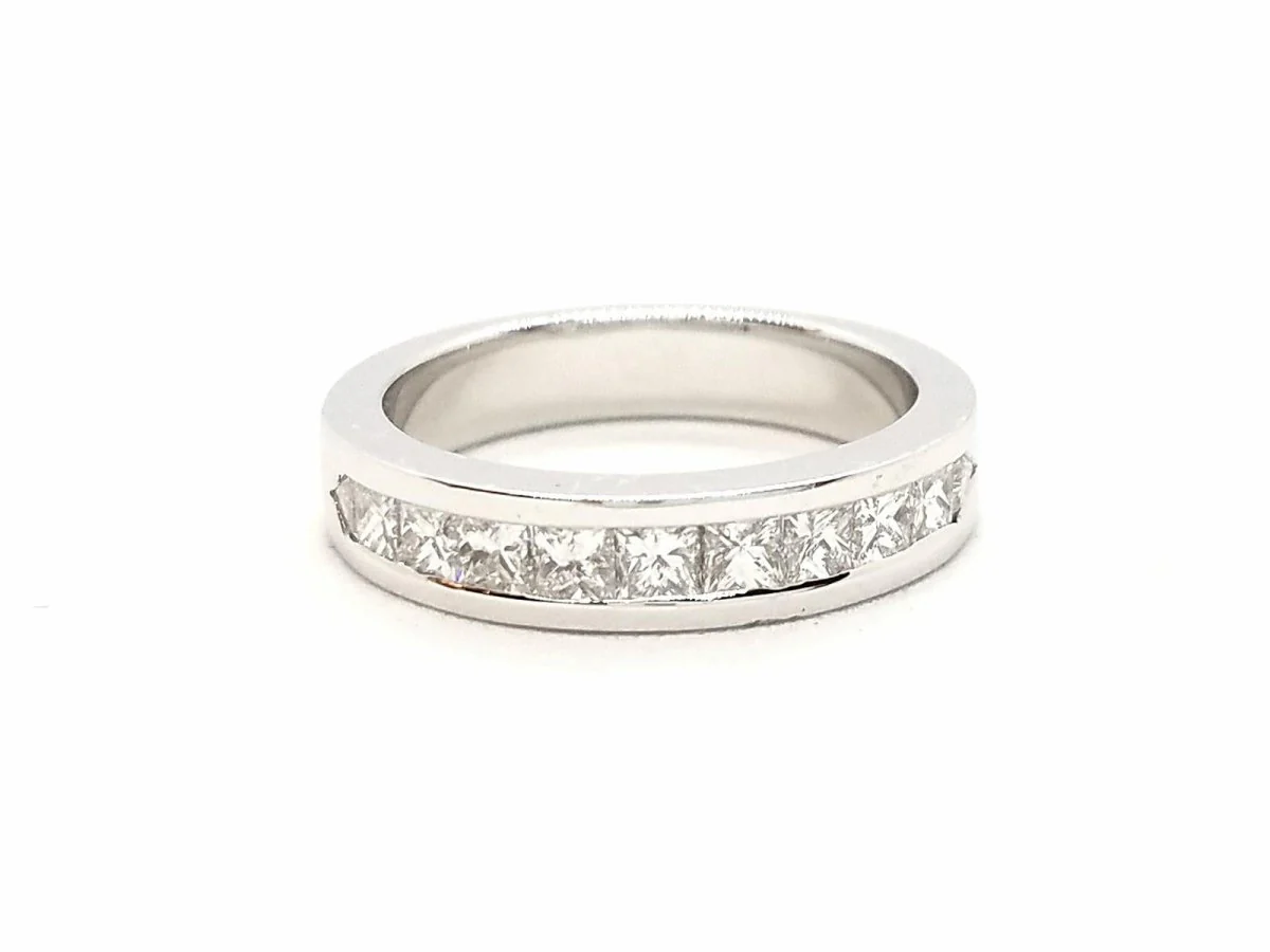 Half alliance ring White gold Diamond - Image 3