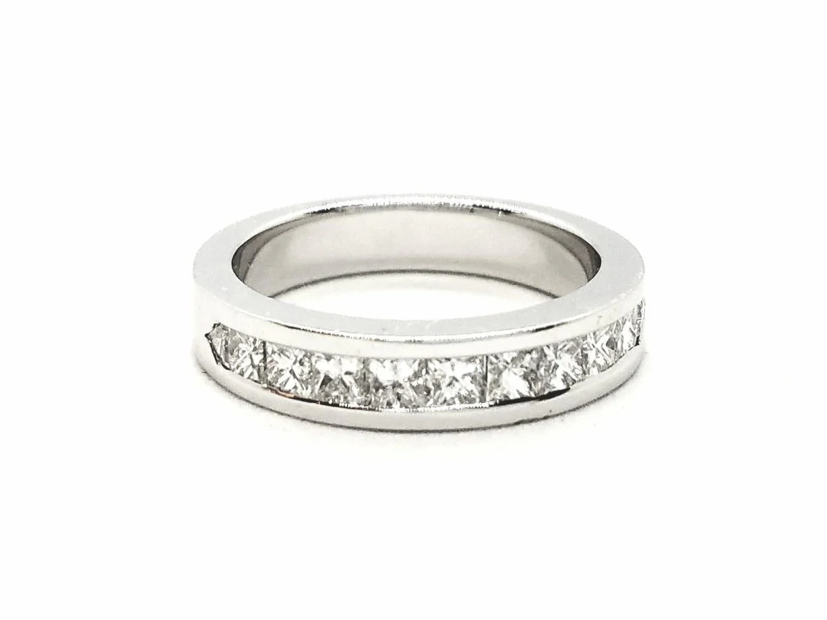 Half alliance ring White gold Diamond - Image 4
