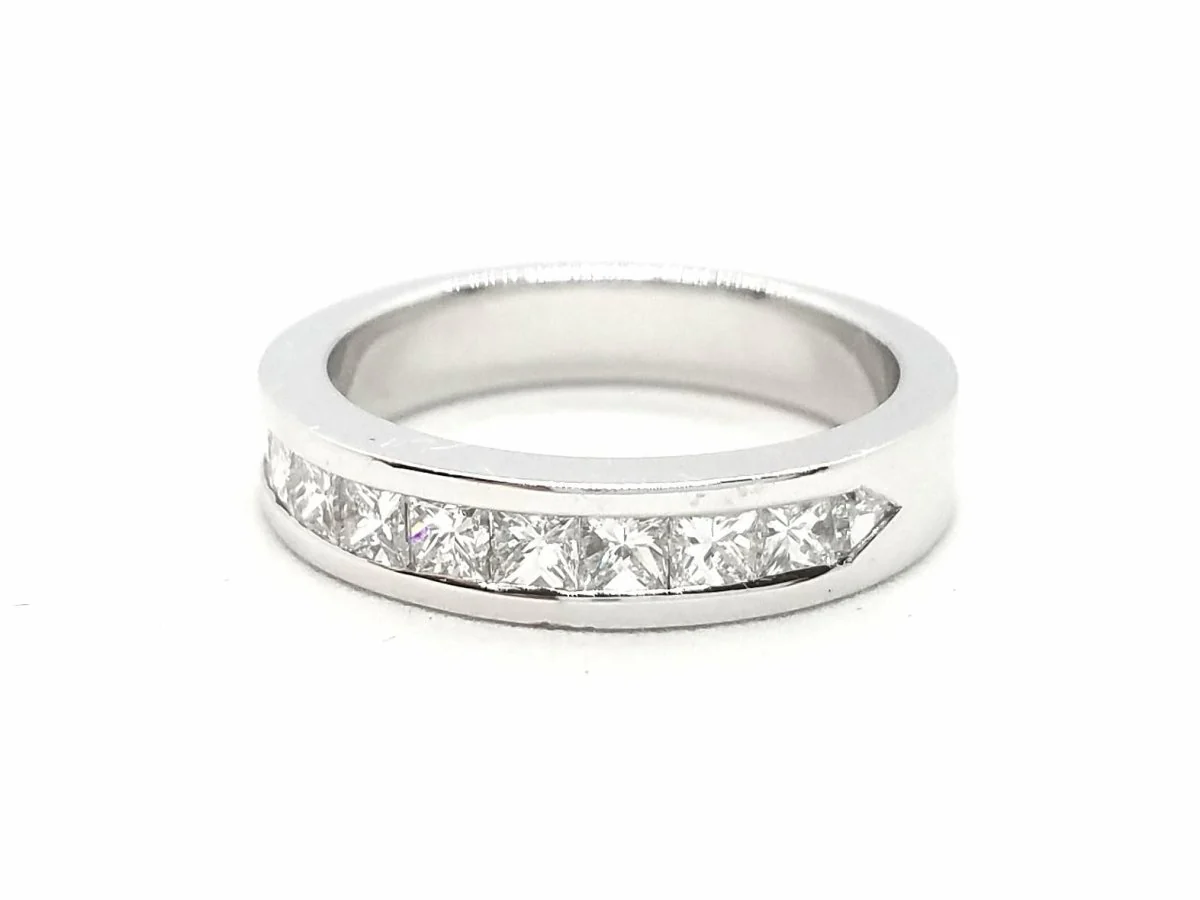 Half alliance ring White gold Diamond - Image 5