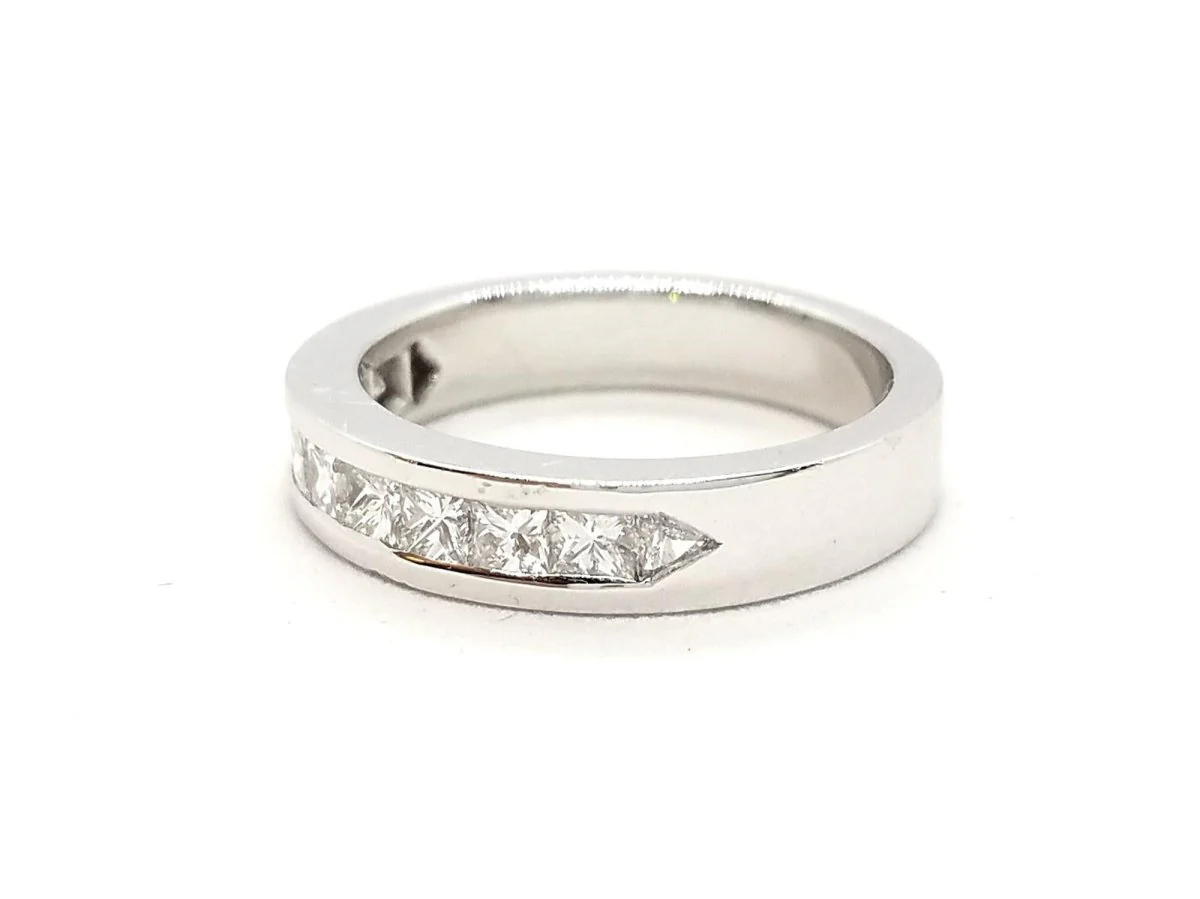Half alliance ring White gold Diamond - Image 6