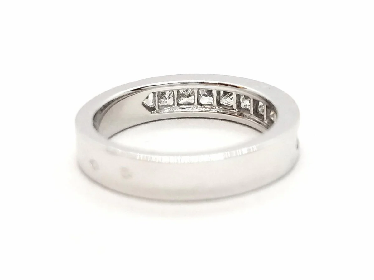 Half alliance ring White gold Diamond - Image 8