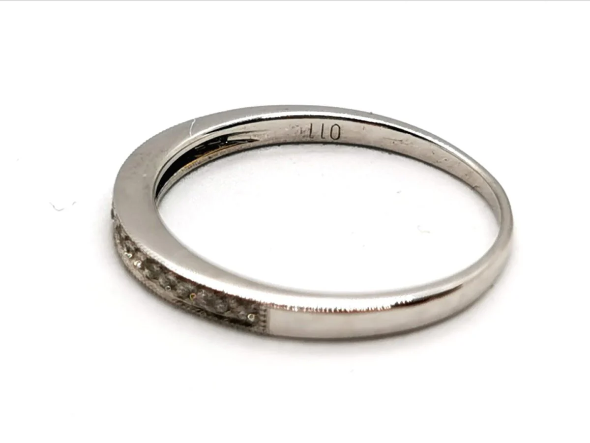 Half alliance ring White gold Diamond - Image 4