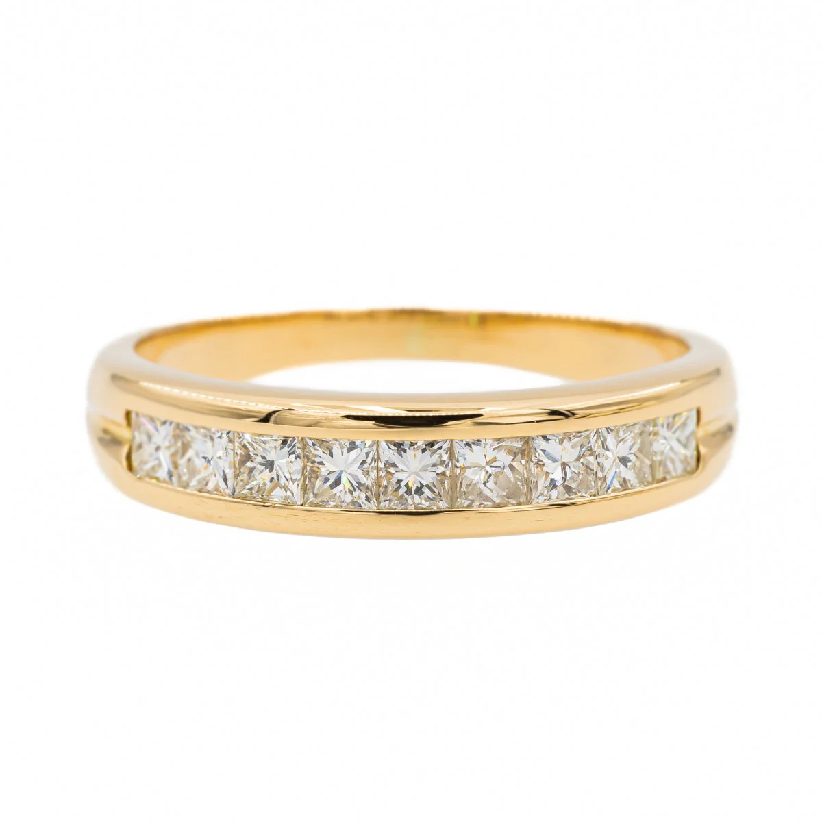 Yellow Gold and Diamond Wedding Ring