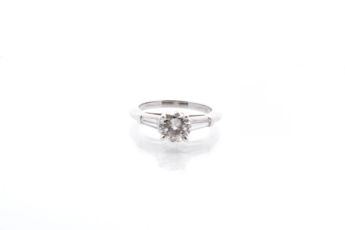 Platinum diamond ring - Image 2
