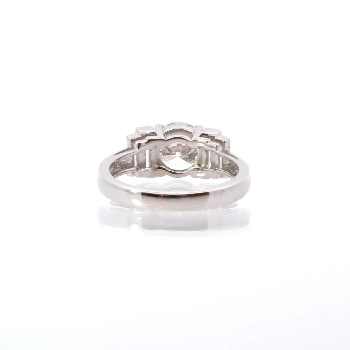 Ring Garter in white gold and diamonds - Image 4