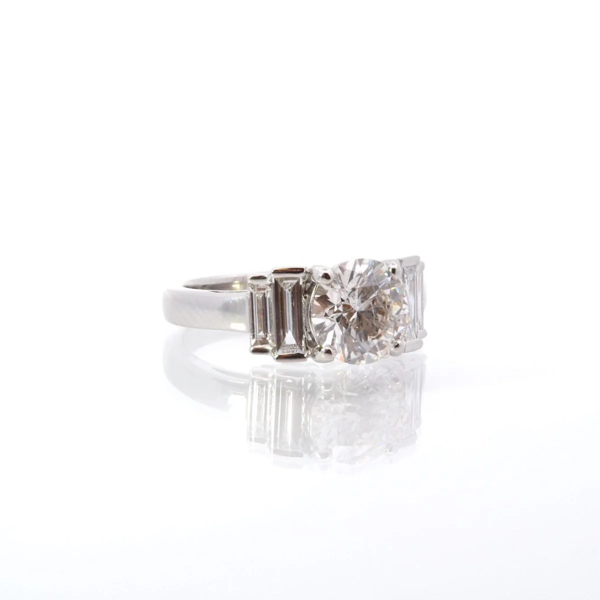 Ring Garter in white gold and diamonds - Image 5