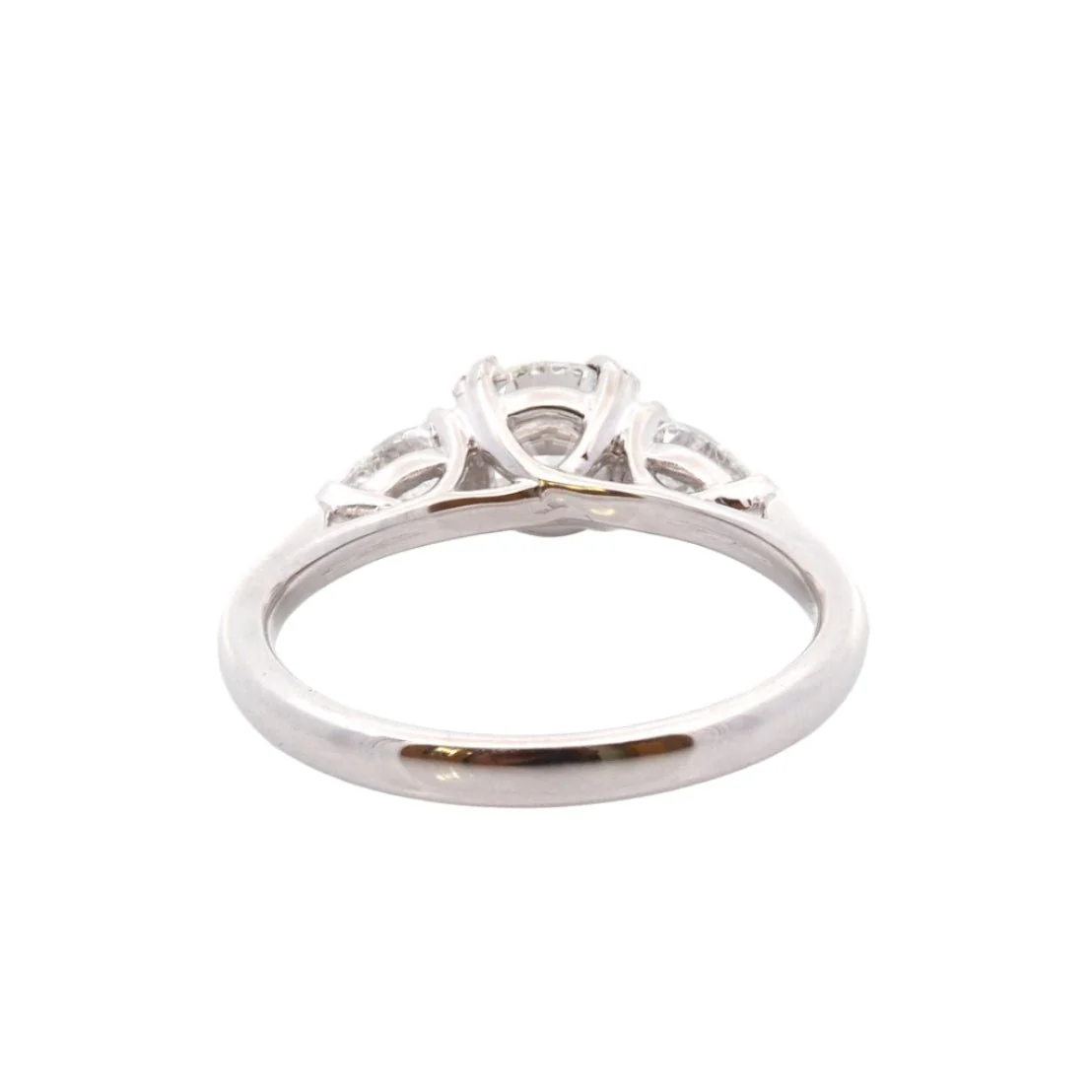 Platinum and diamond trilogy ring - Image 4