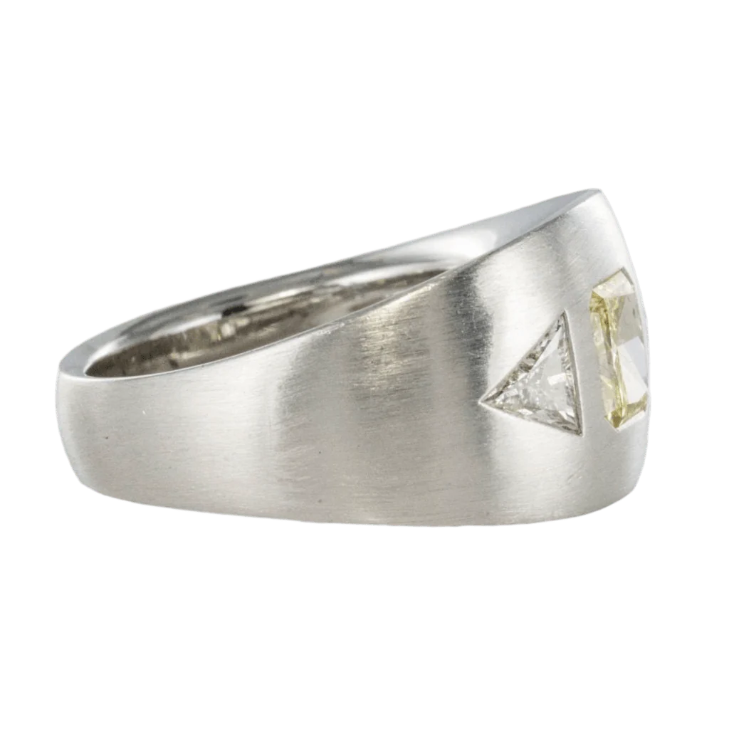 Ring Rush in white gold and diamonds - Image 5