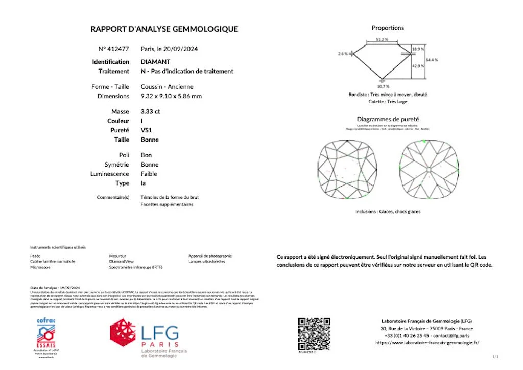 Old cut diamond ring, platinum. - Image 8