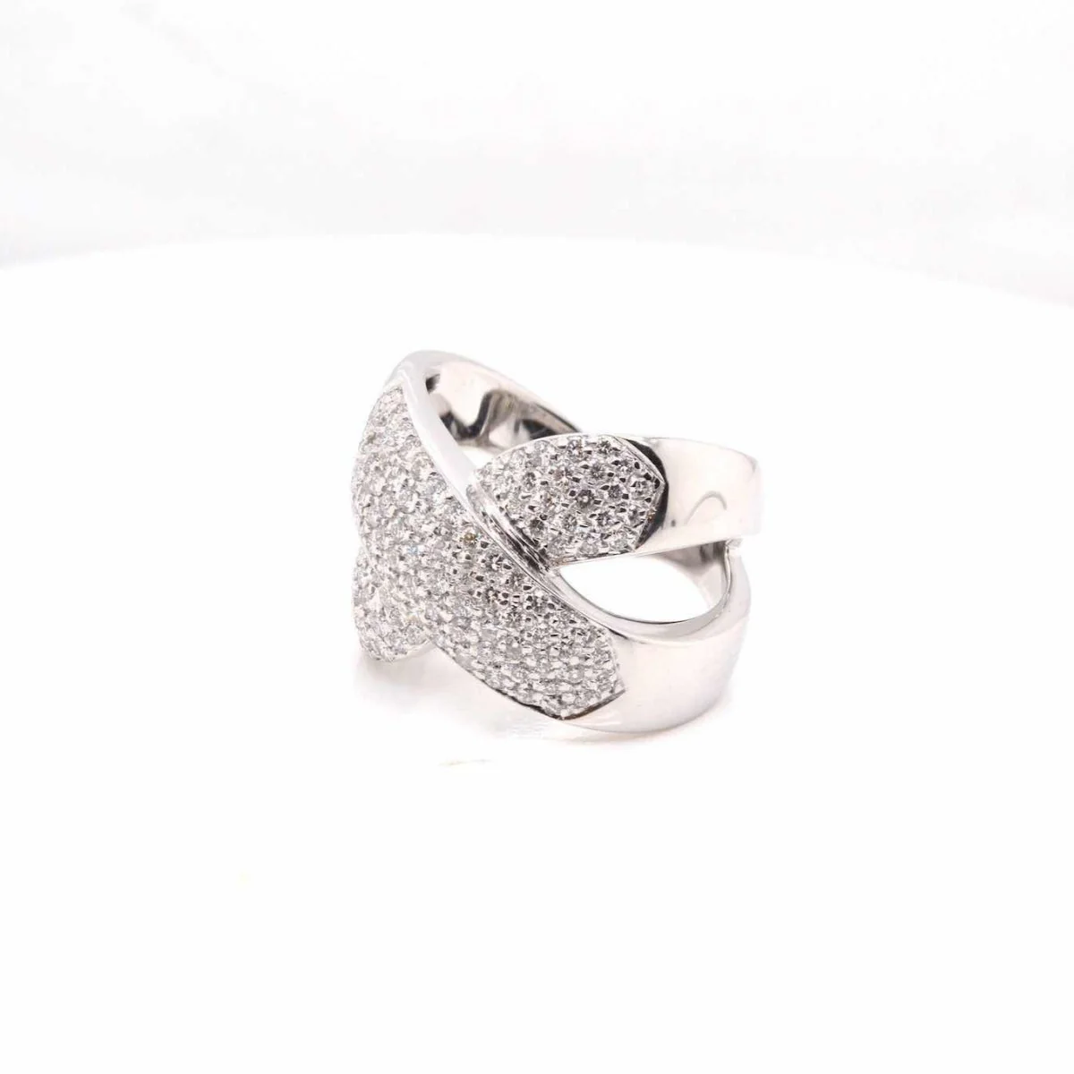Diamond ring in white gold - Image 3