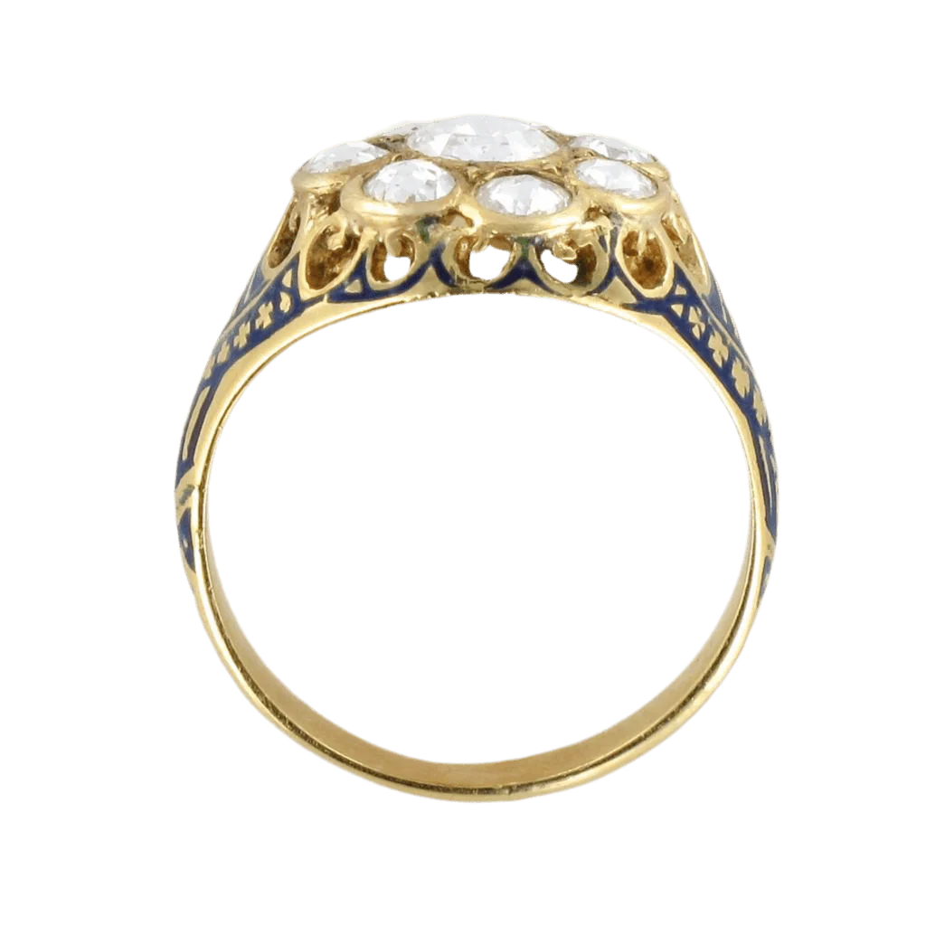 Dome ring in yellow gold - Image 6