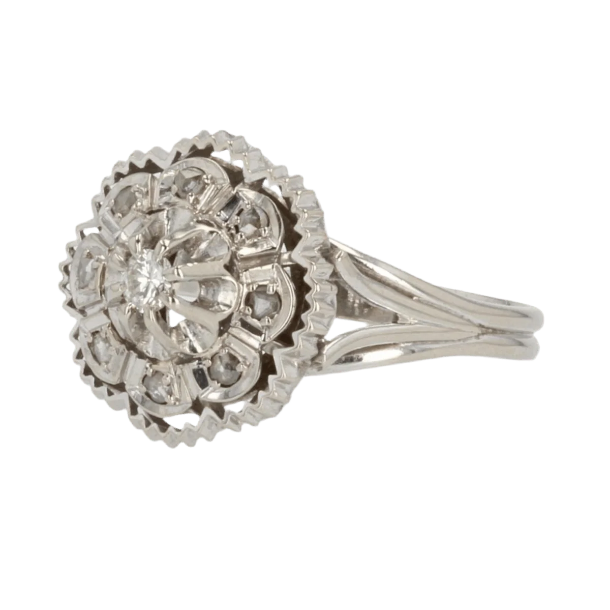 Ring Surroundings in white gold and diamonds - Image 3
