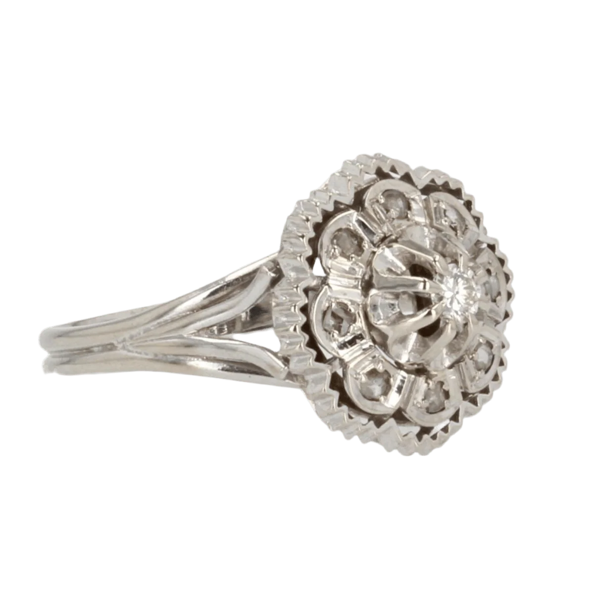 Ring Surroundings in white gold and diamonds - Image 5