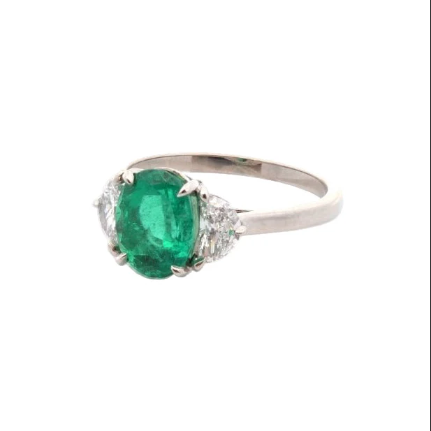 Ring emerald of 1.96cts and diamonds - Image 3