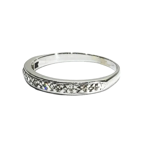 Ring in white gold and diamonds. - Image 9