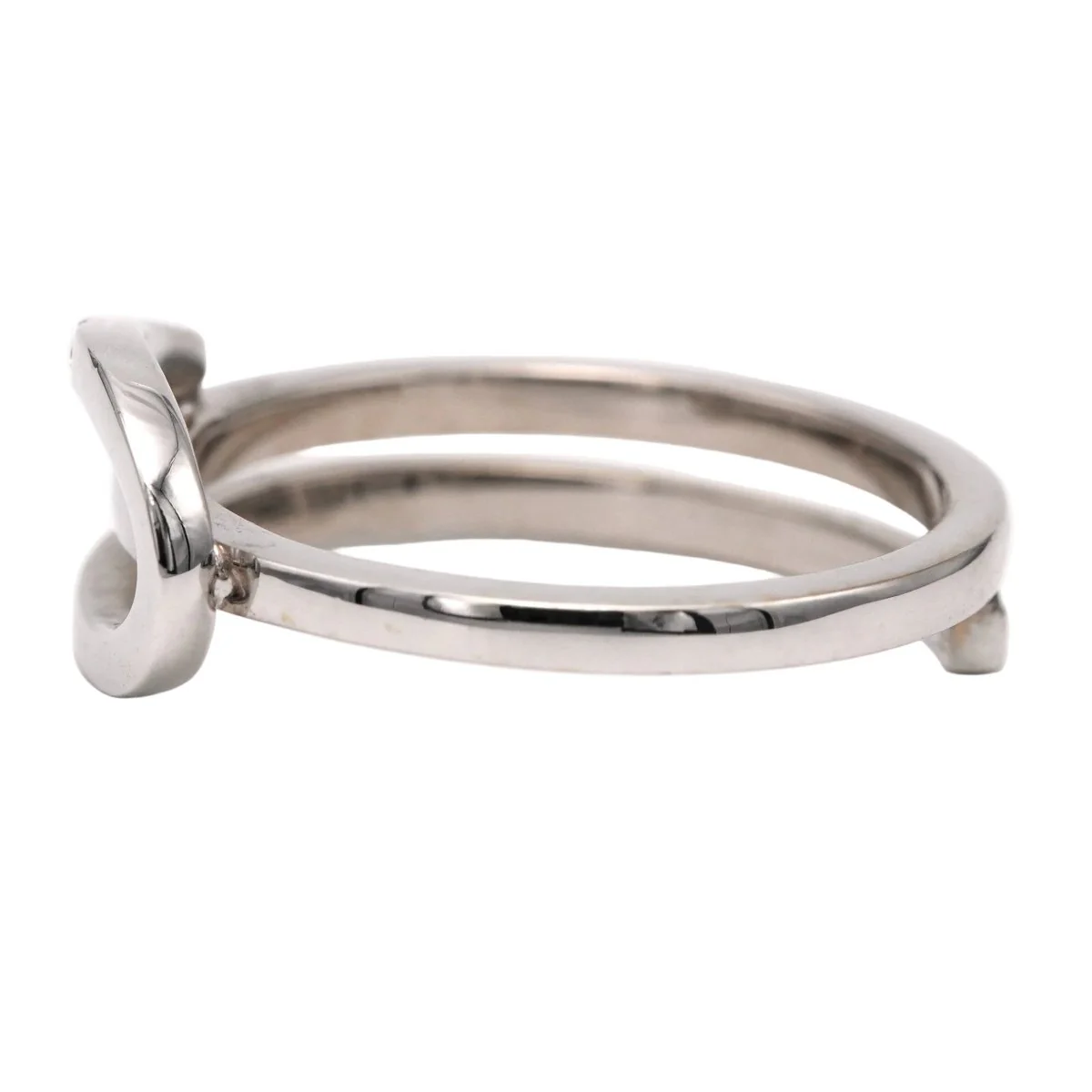 Ring in white gold and diamonds. - Image 3