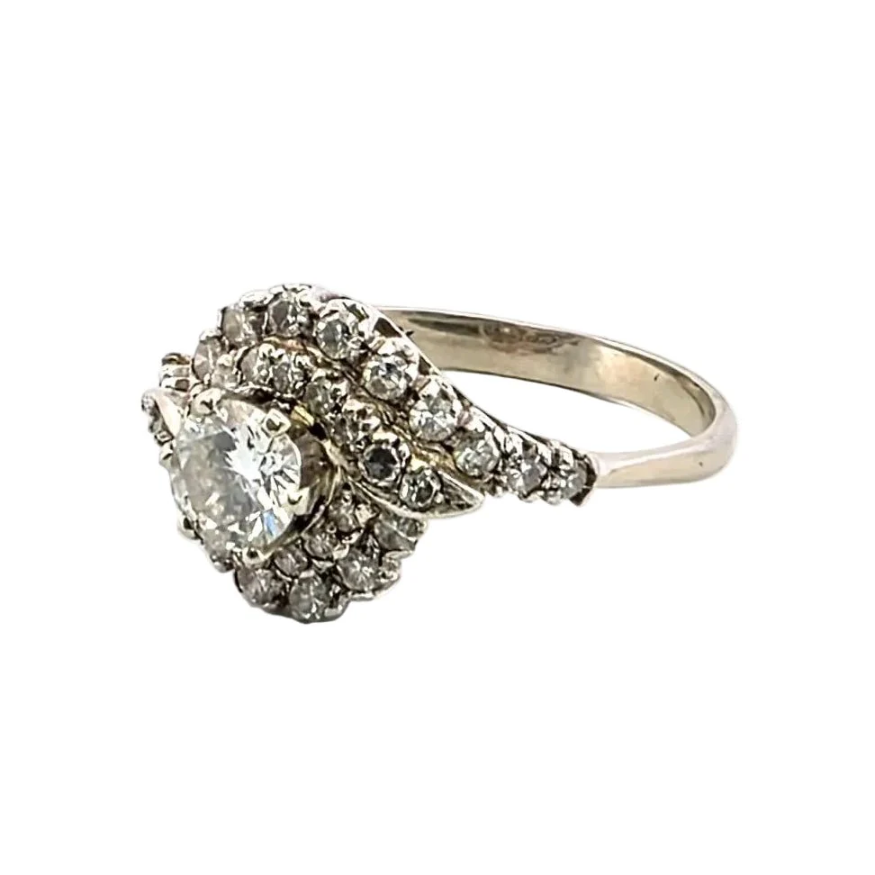 White gold and Diamond Ring - Image 2
