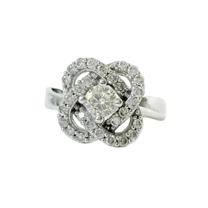 White Gold and Diamond Ring