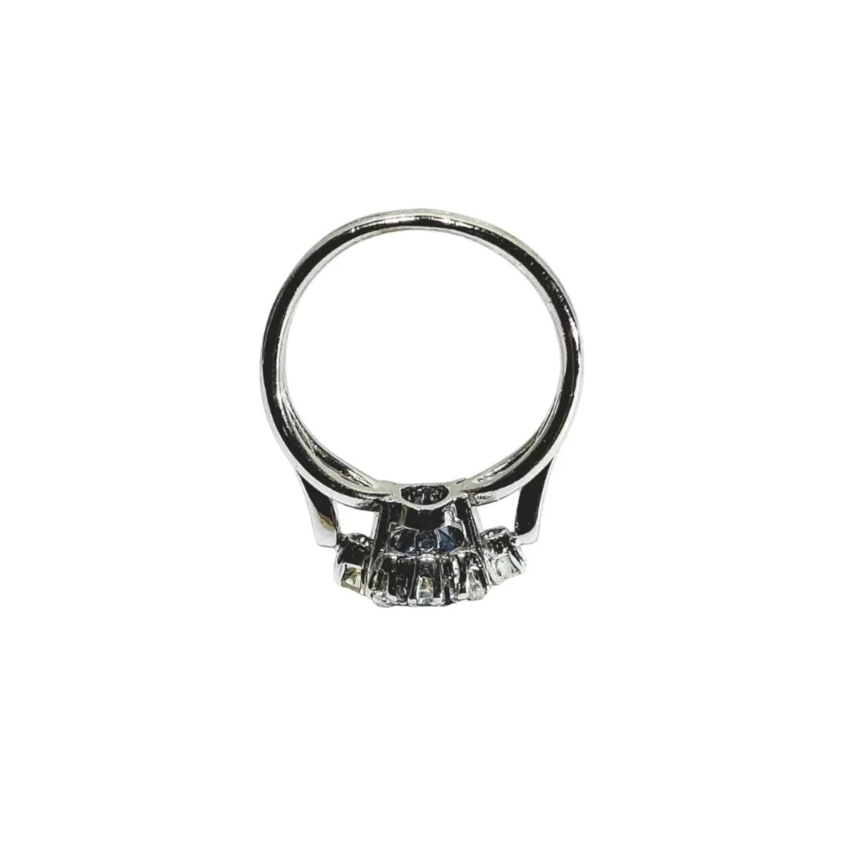 White gold, Sapphire and Diamond Ring - Image 10