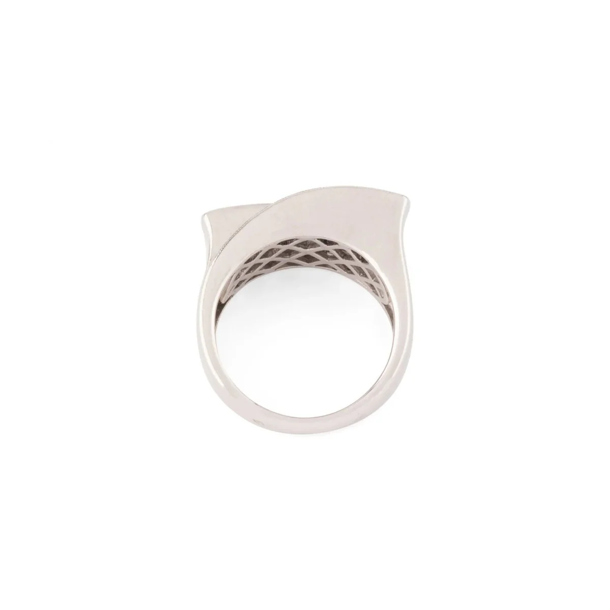 Ring Tank in white gold and diamonds - Image 4