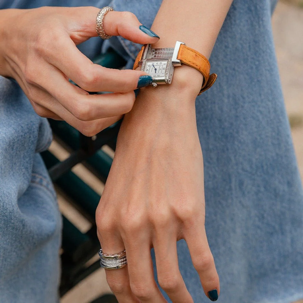 BULGARI "B.Zero1" Bandeau ring in white gold and diamonds - Image 5