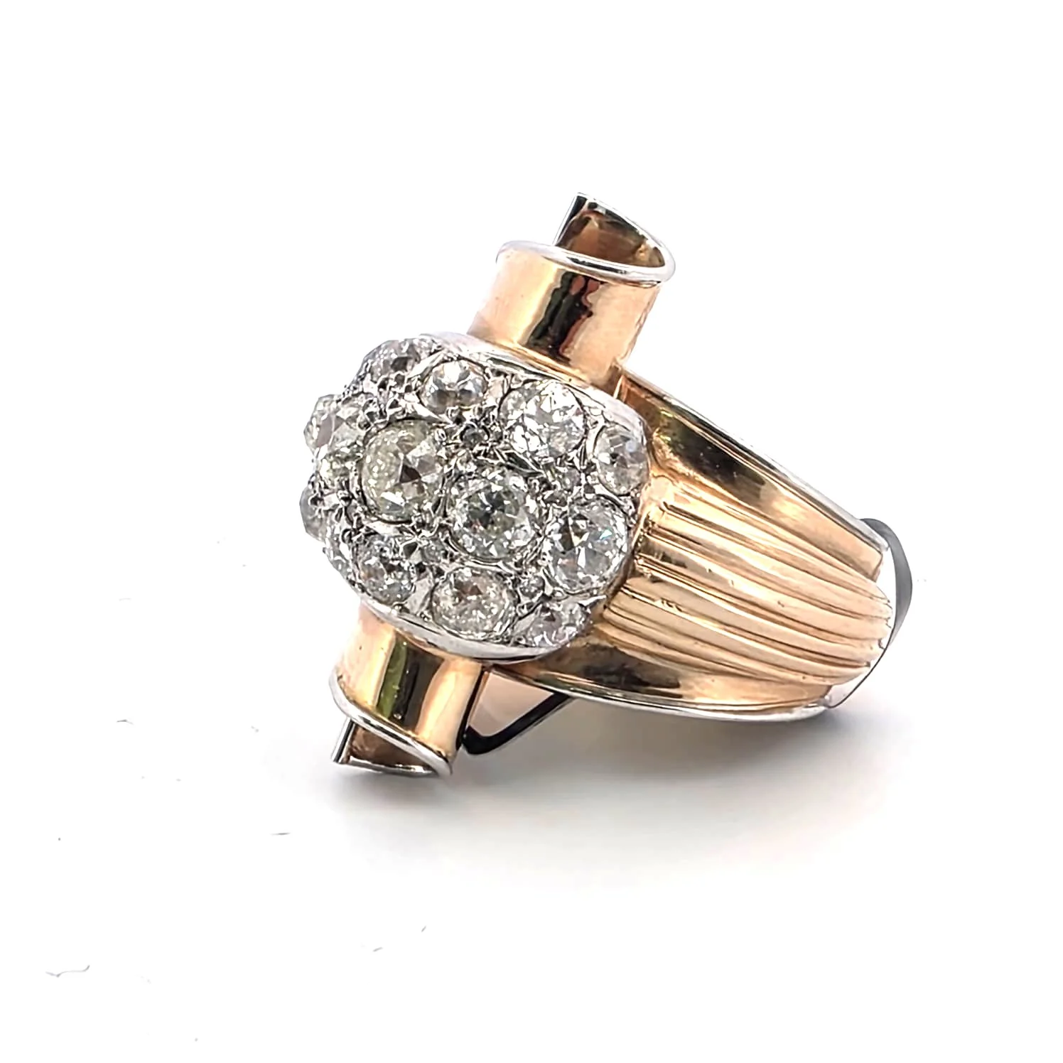 Yellow gold and Diamond Ring - Image 3