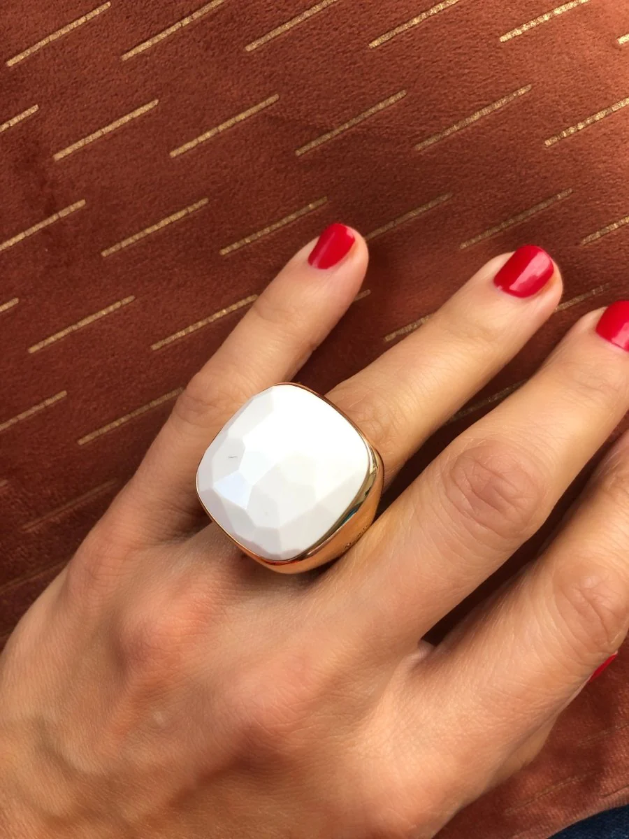 Pink gold ring from Pomellato, Victoria model - Image 5
