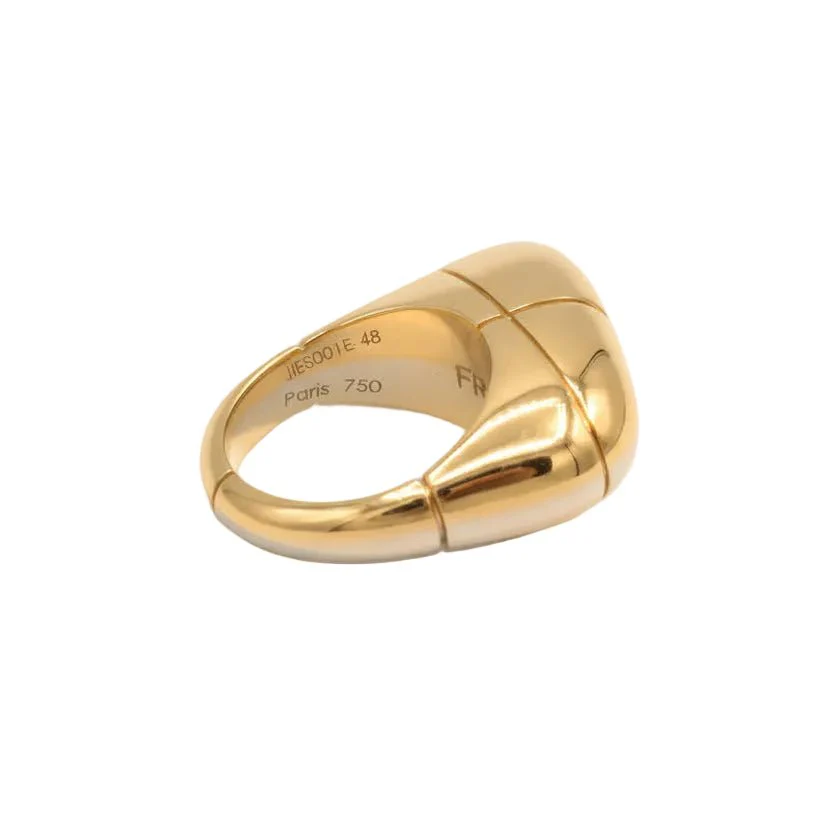 FRED Bangle Ring in white gold and yellow gold - Image 9