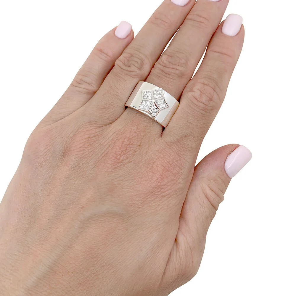 FRED “Lucifer” ring in white gold and diamond - Image 2