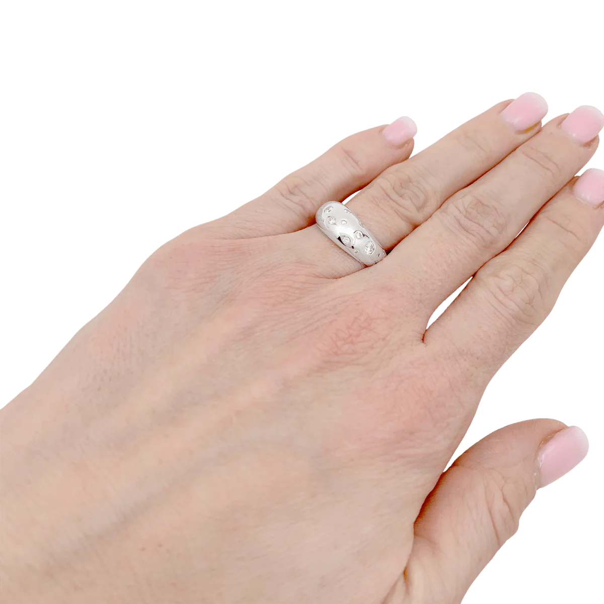 Ring Fred Mouvementée en white gold diamonds - Image 6