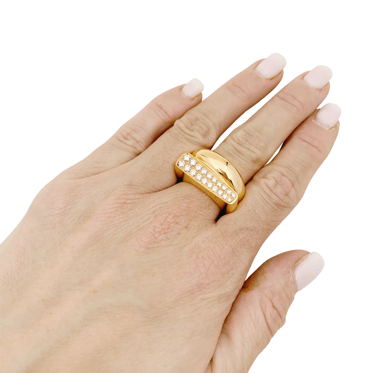 Ring Fred, "Success" rose gold, diamonds. - Image 2